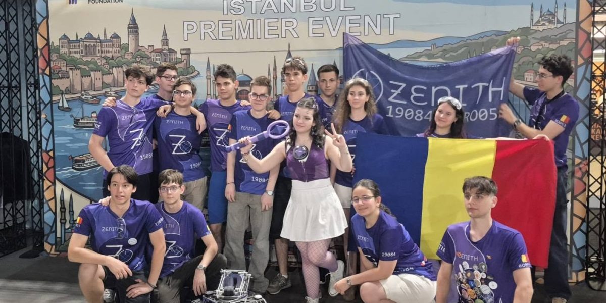 Liceeni din București, pe podium la robotică! „Au stat până dimineața!”