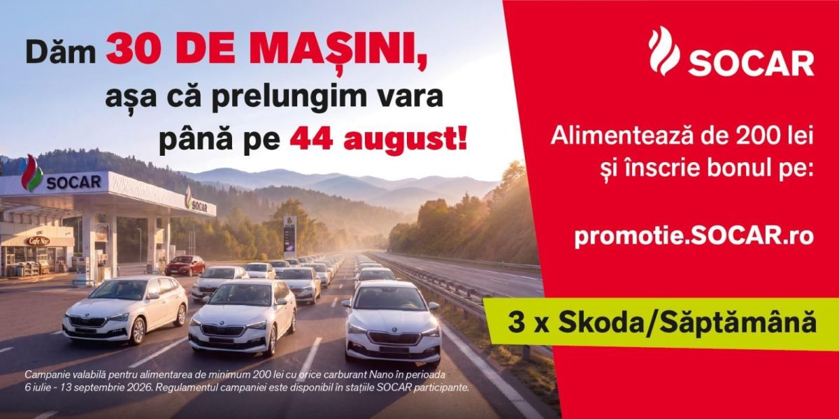 SOCAR prelungește vara până pe 44 august