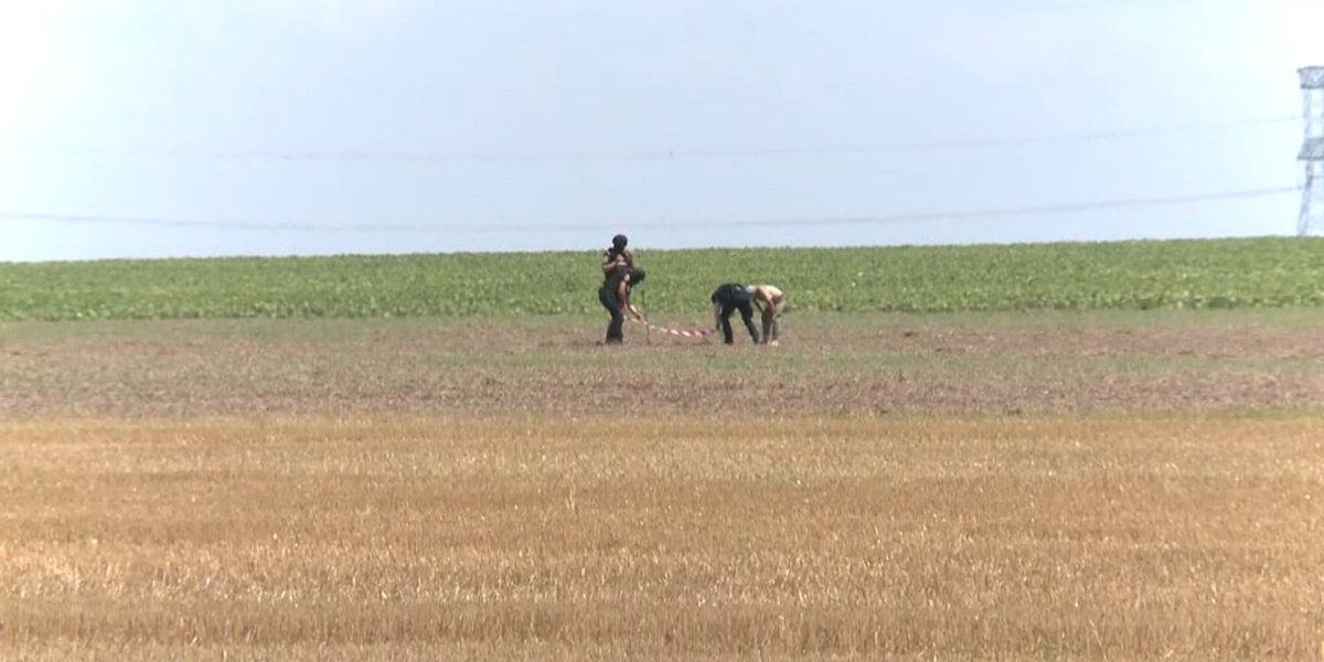 Buzău: Imagini terifiante de la prăbușirea dronei doborâte de F-16