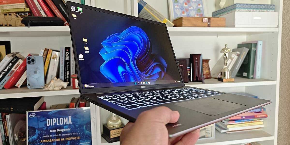 MSI Modern 16S AI+: Laptop stilat, gata de birou