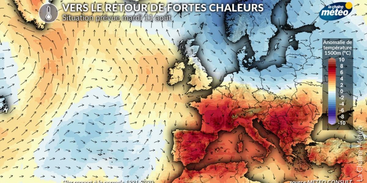 Vacanță de foc în Franța: Vine al cincilea val de căldură