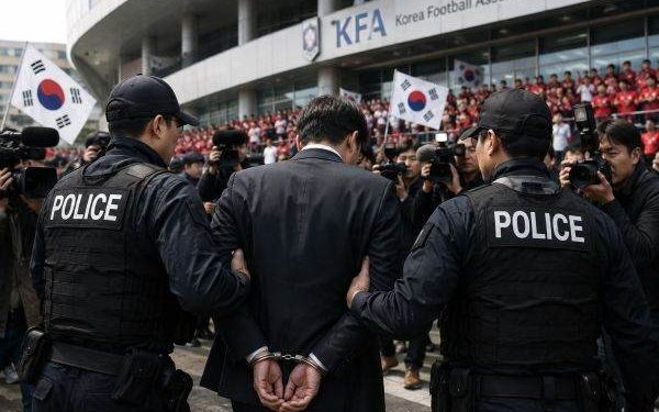 Fotbal coreean, șoc: Poliția a luat cu asalt Federația