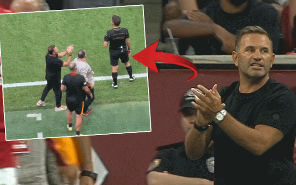 Okan Buruk, furios pe arbitru la Galatasaray, vede roșu