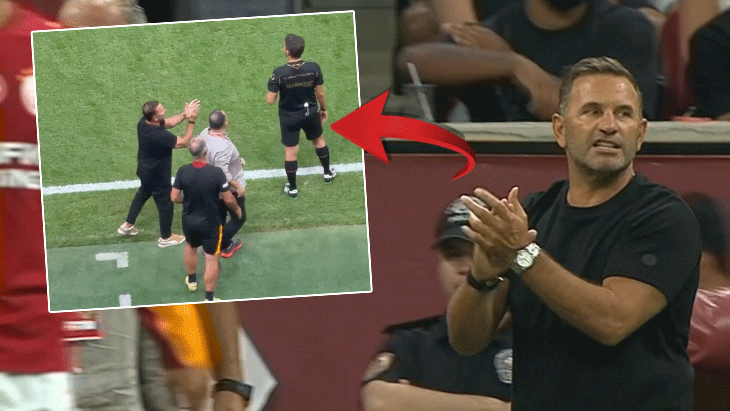 Okan Buruk, furios pe arbitru la Galatasaray, vede roșu