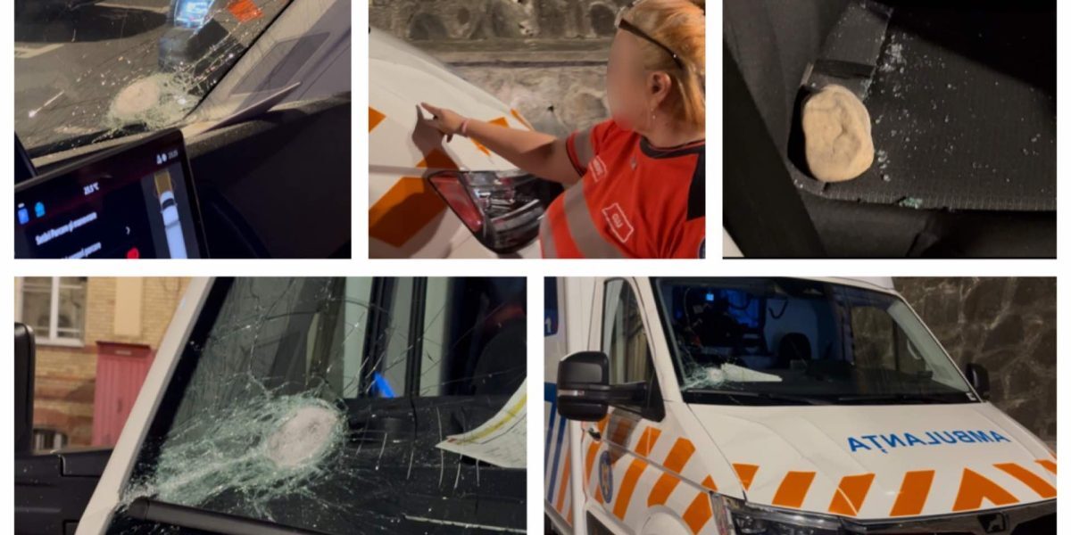 Ambulanță atacată cu topoare pentru că „fură copii” – VIDEO