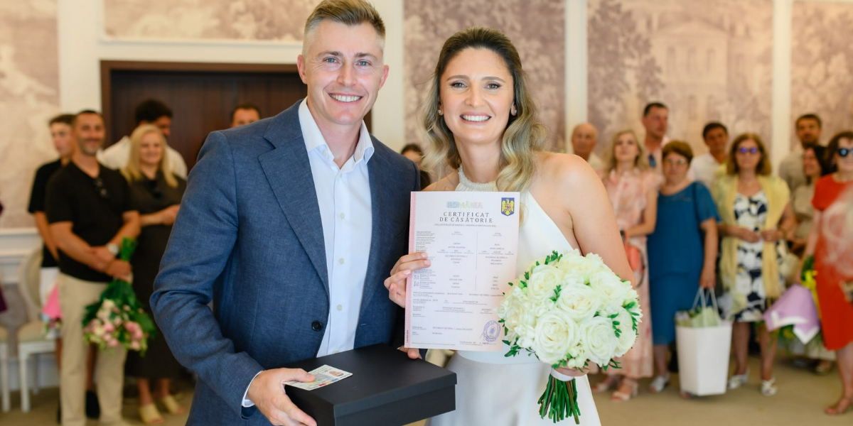 Irina Begu s-a măritat cu antrenorul ei, fost tenismen celebru