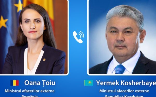 Țoiu, cu șeful MAE din Kazahstan: Apreciem reluarea exporturilor de țiței