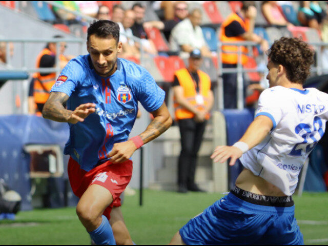 Steaua, nemulțumită: „Nemeritat!” după eșecul cu Vâlcea