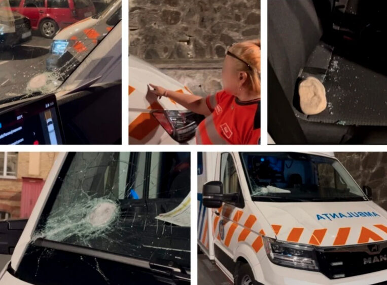 Șofer ambulanță atacat la Cluj, operat de două ori, riscă să-și piardă vederea