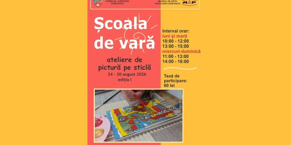 Constanța: Învață să pictezi icoane pe sticlă la Muzeul Popular