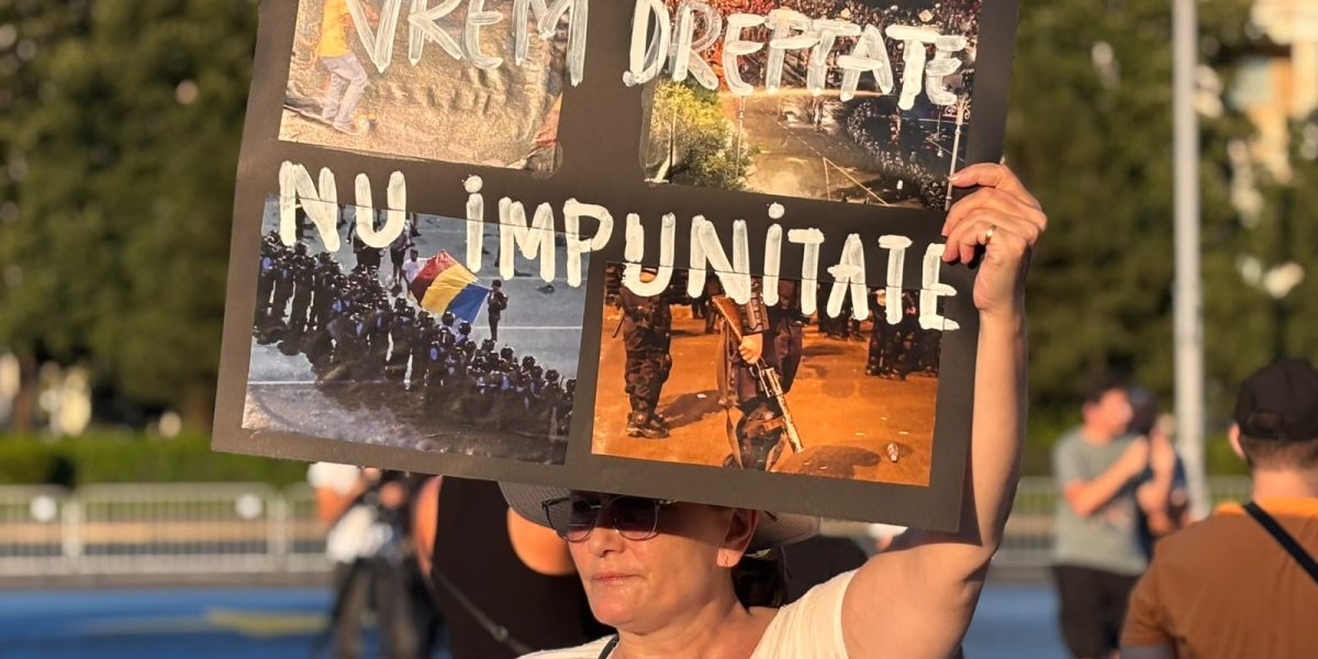 Piața Victoriei, 8 ani după: Protest pentru dreptate, amintind de violențe