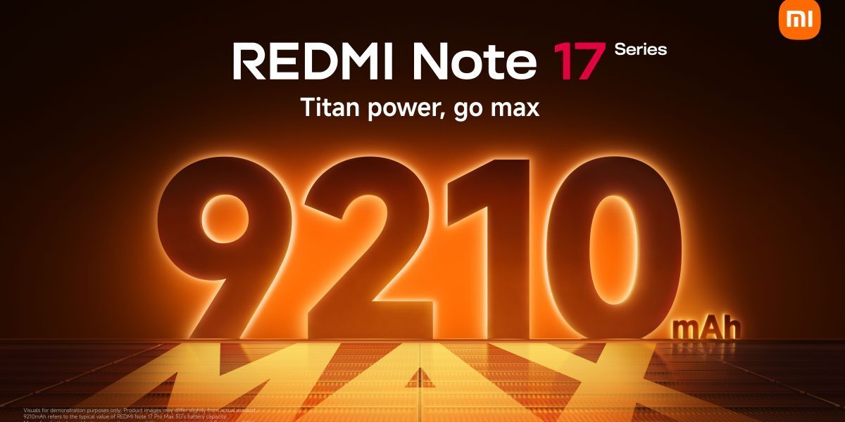 REDMI Note 17: Baterii gigantice de 9.210 mAh, autonomie-record