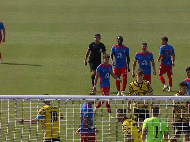 Chindia-Metaloglobus 1-0, roșu pentru Erico, Honciu marchează