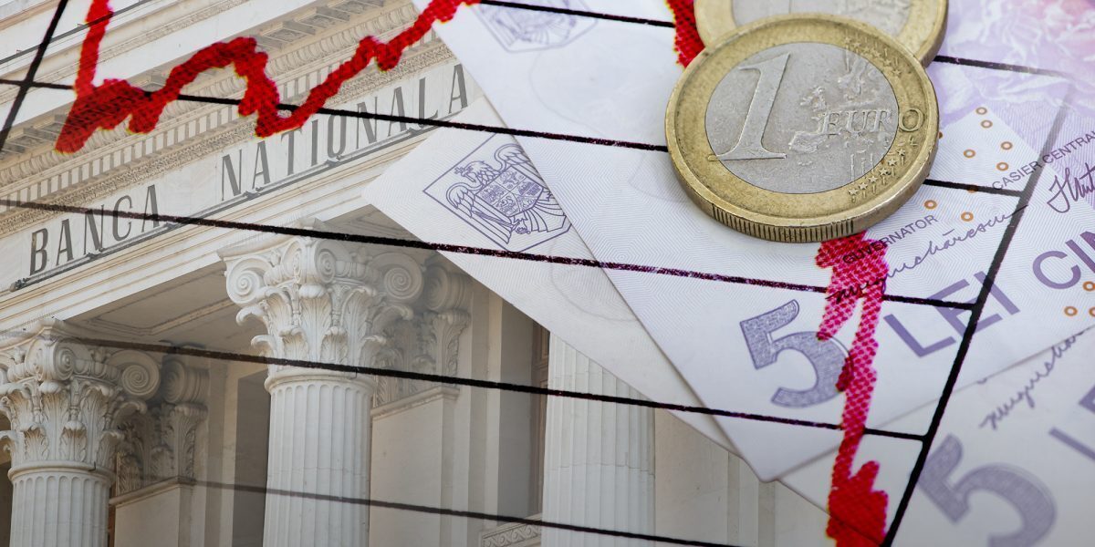 Leul slab, datorii uriașe: România, la un pas de recesiune