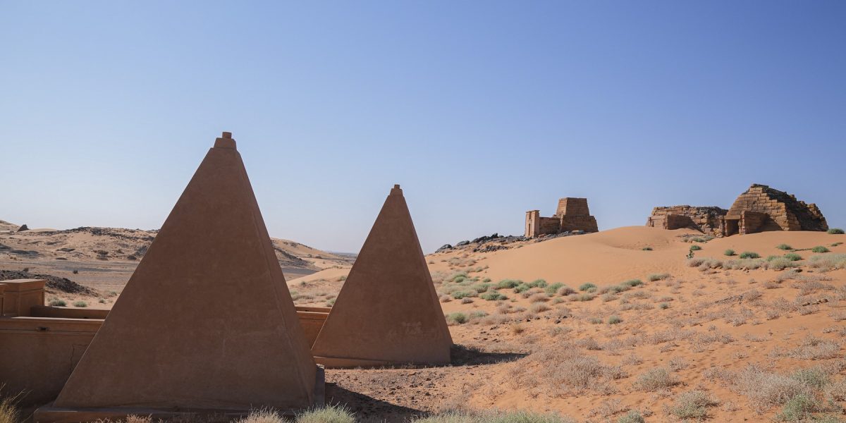 Meroe, piramidele unice în pericol din cauza războiului din Sudan