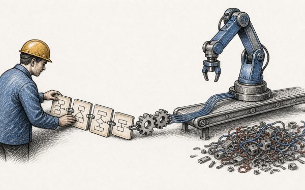 Fabrici: Procese și date, nu doar roboți