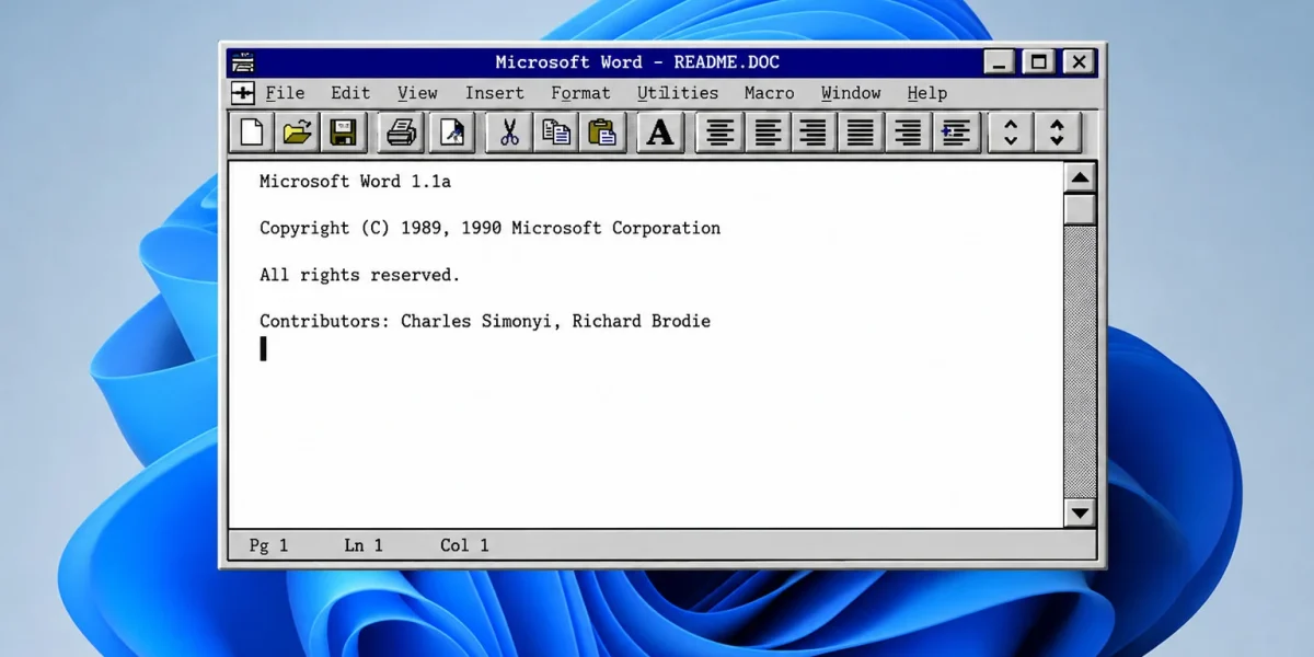 Word 1990 pe Windows 11: O lecție de rezistență pentru software-ul de azi