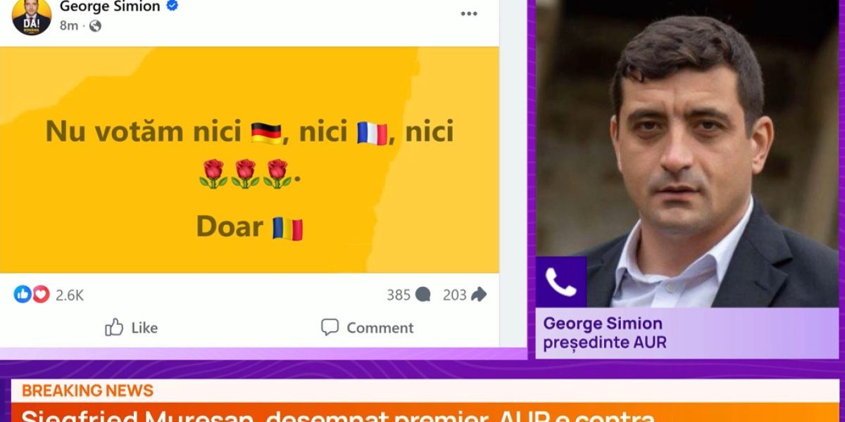 Simion acuză trădare: „Înțelegere ascunsă” Nicușor Dan-PSD