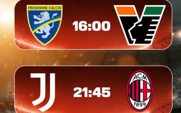Italia: Frosinone – Venezia, Juve – Milan pe DGS 4 & 2