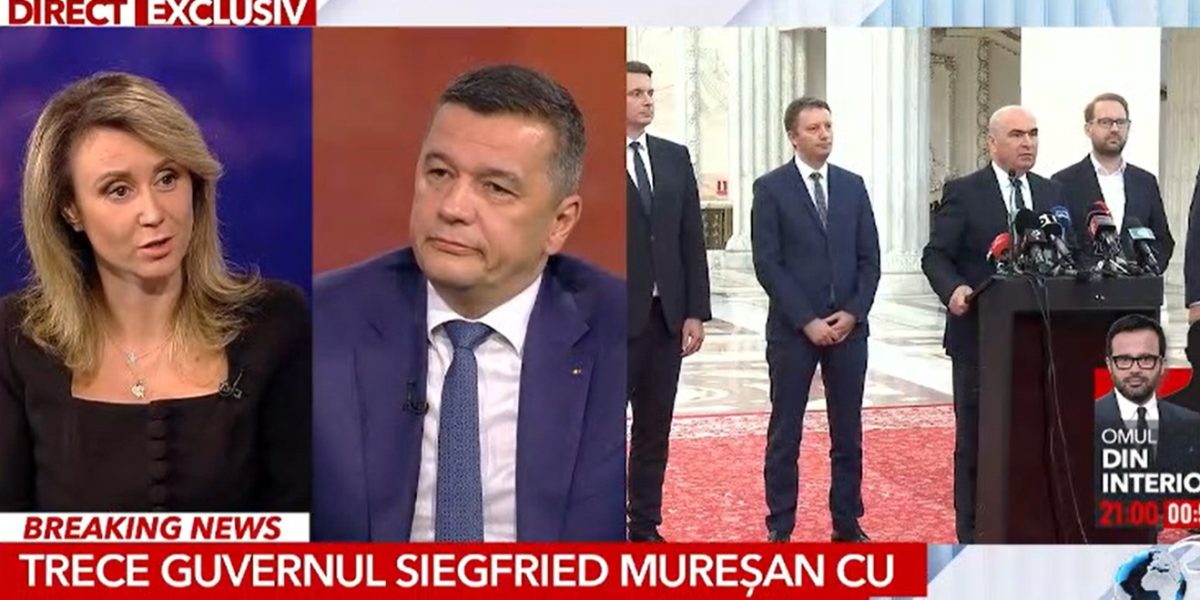 Grindeanu, despre Bolojan: „Mă așteptam la Mureșan, nu la el”