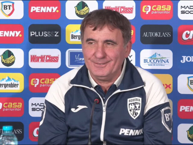 Hagi, gluma momentului la conferința de presă