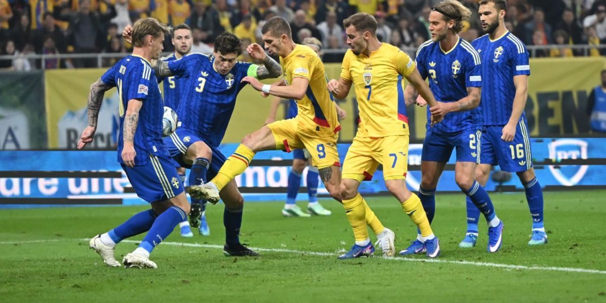 România – Suedia 0-1: A patra înfrângere la rând în Liga Națiunilor